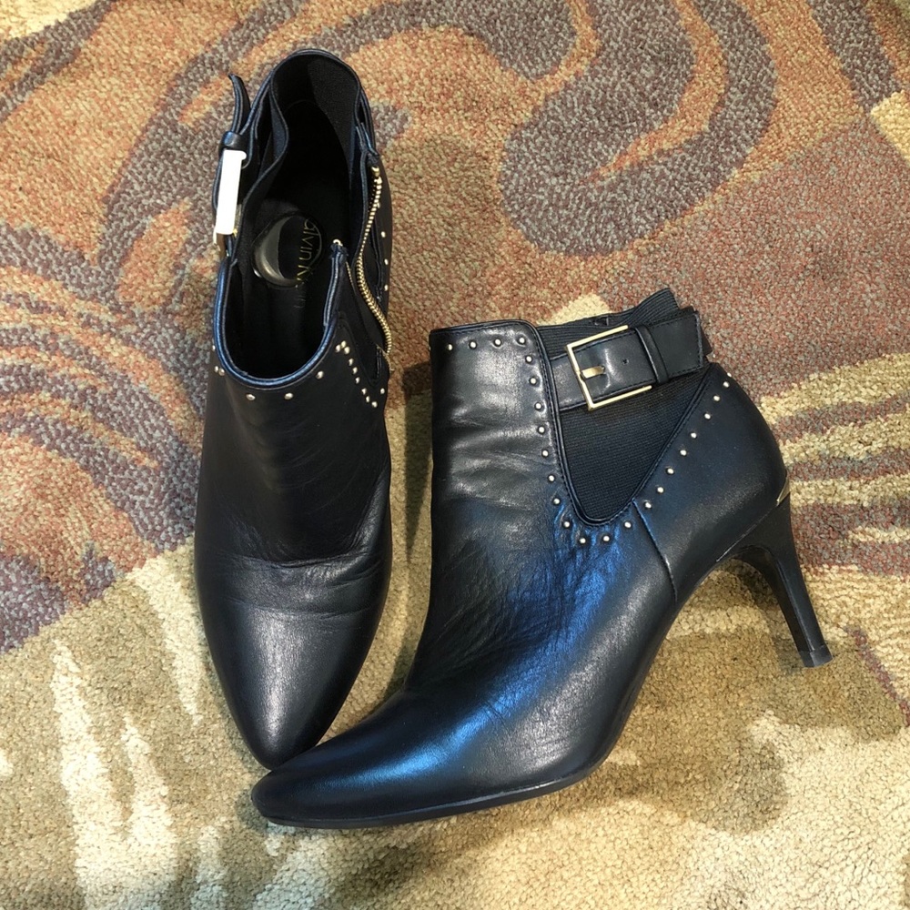 EUC black Calvin Klein Jozie booties, size 8.5